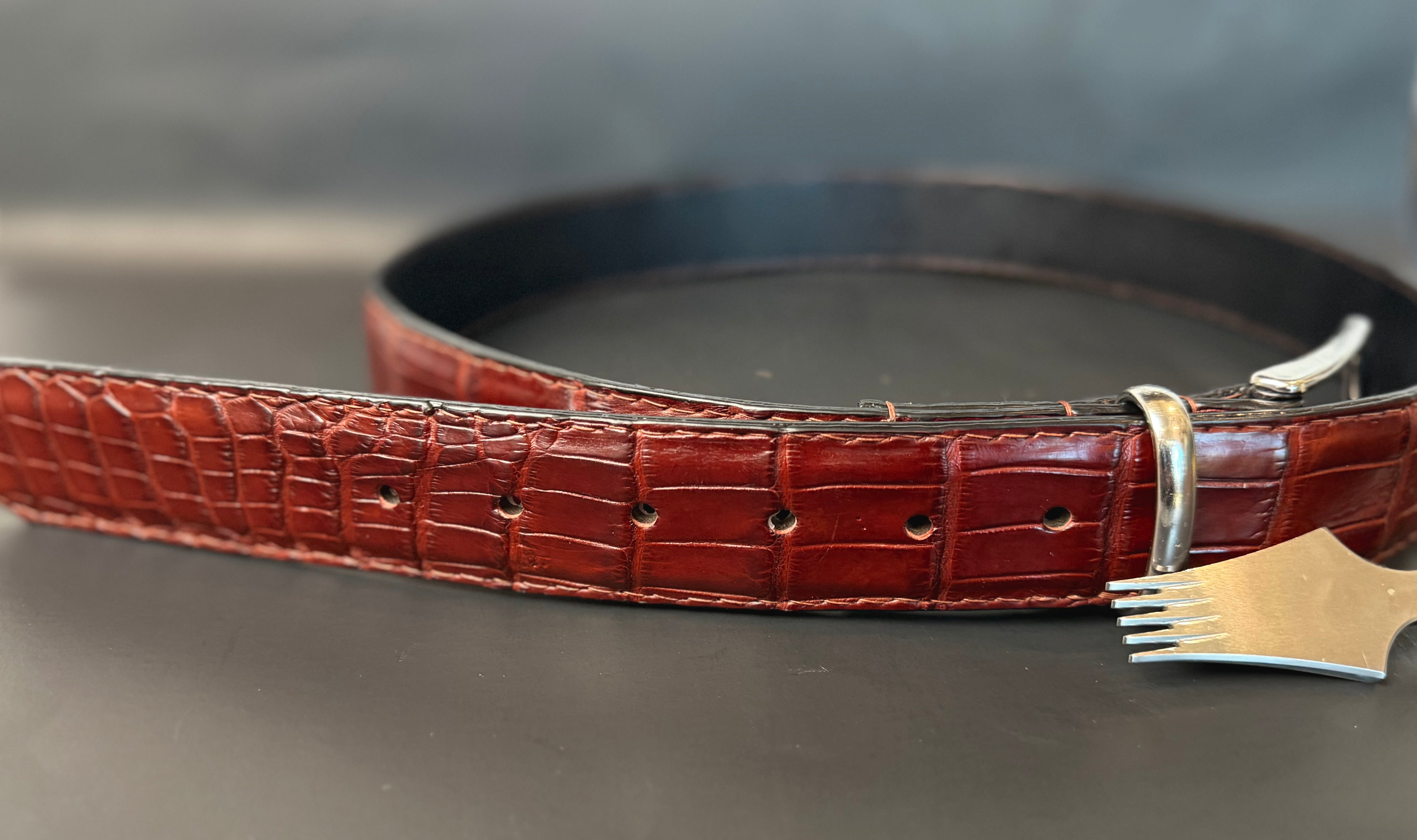 Wild Louisiana Alligator Belt