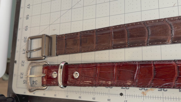 Wild Louisiana Alligator Belt